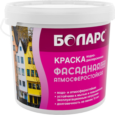 Краска БОЛАРС фасадная 2100, 3 кг