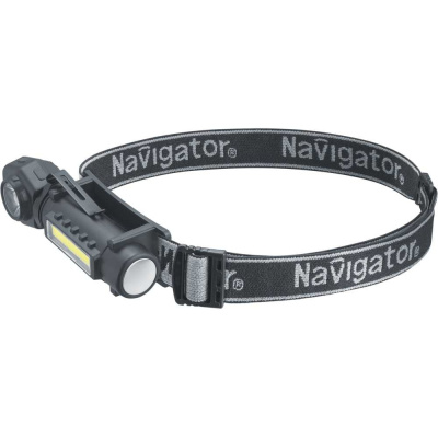 Фонарь Navigator 95 550 NPT-CP34-ACCU 3в1, пластик, 1LED 3Вт+1СОВ 3Вт, Li-ion 3,7В