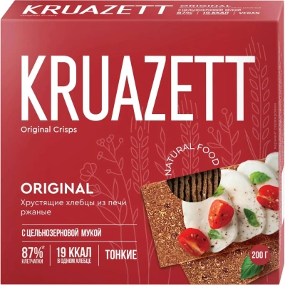 Хлебцы Круазетт ржаные тонкие к/п 200 г