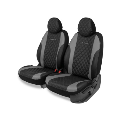 Авточехлы на передние сиденья AUTOPROFI серия Standad, Excellent. Экокожа, 3 мм. поролон, 6 предметов.