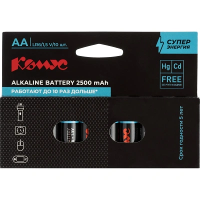 Батарейка Комус АA/LR06 уп/10шт