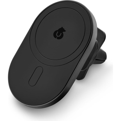 Автомобильный держатель uBear Go-Power, БЗУ MagSafe, c креплением на автомобильную решетку, 15Вт, кабель в комплекте