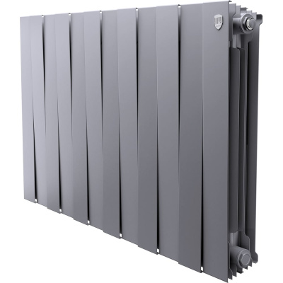 Радиатор биметаллический ROYAL THERMO PianoForte 500 Серебристый - 12 секц.