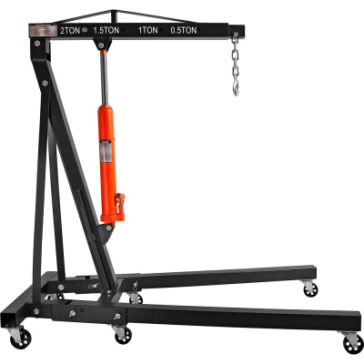 AV Steel Кран гаражный гидравлический складной, 2 т (2 части)
