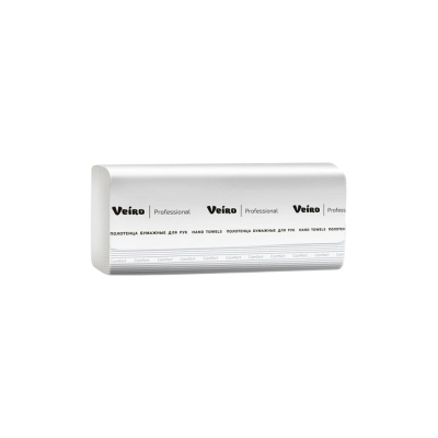 Полотенца бумажные для рук VEIRO PROFESSIONAL V1-250 V-сложения, однослойные, 20 пачек по 250 листов