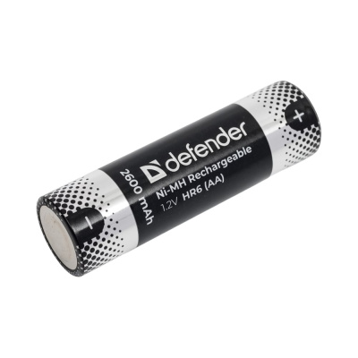 Аккумуляторная батарея DEFENDER HR6-2BL 2600 mAh АА, Ni-MH, блистер, 2 шт