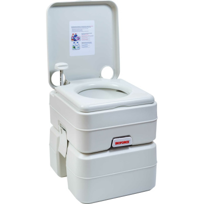 Биотуалет портативный BIOFORCE Compact WC 15-20 btp-033 состоит из двух соединенных между собой отделений