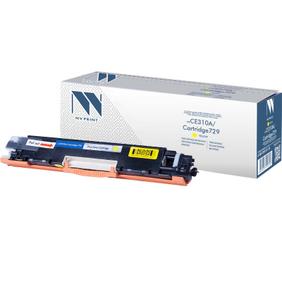 Картридж лазерный NV PRINT (NV-CE312A/729Y) для HP M175nw/CP1025nw/CANON LBP7010C, желтый, ресурс 1000 страниц