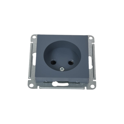 Розетка Systeme Electric AtlasDesign Грифель б/з со шторками, 16А, механизм SE