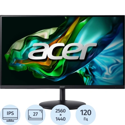 Монитор Acer SH272UG0bmiiphx 27''QHD/IPS/120Гц/2xHDMI/DP/черн(UM.HS2CD.008)