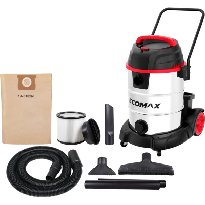Пылесос из нержавеющей стали 60Л ECOMAX