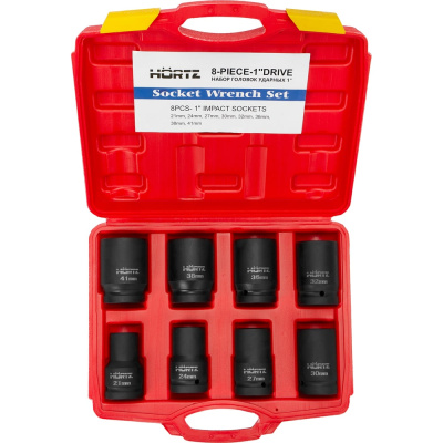 Набор головок ударных HORTZ 21,24,27,30,32,36,38,41, 1DR HOR