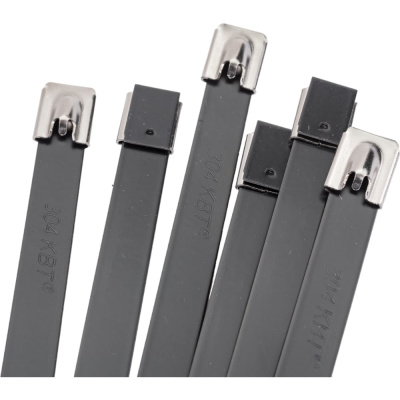 Стальные стяжки с покрытием FORTISFLEX СКС-П 304 12х400