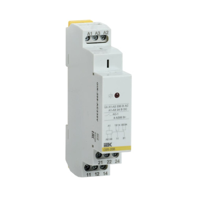 Промежуточное реле IEK OIR 2 контакта 8А, 230В, AC