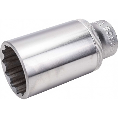 Головка длинная 12-гранная (30 мм; 1/2'') FORCE