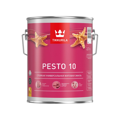 Стойкая алкидная универсальная эмаль Tikkurila PESTO 10 700001165