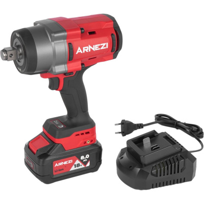 Гайковерт ударный аккумуляторный ARNEZI бесщеточный 3/4" 2300Nm 18V 8.0Ah
