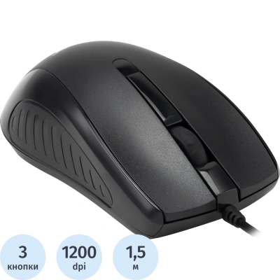 Мышь компьютерная Acer OMW136 черный оптическая (1200dpi) USB ZL.MCEEE.01A