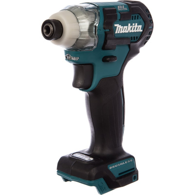 Аккумуляторный ударный шуруповерт Makita TD111DZ помогает закручивать шурупы в древесину, металл и пластмассу