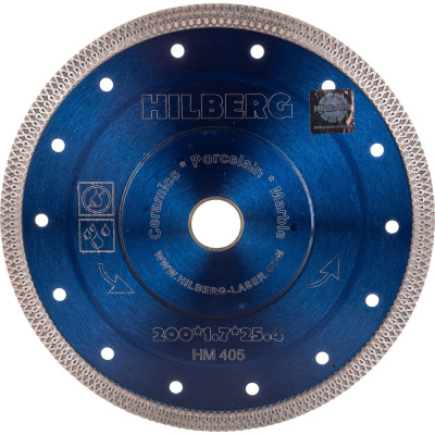 Диск алмазный отрезной по керамограниту Hilberg Hard Materials Х-type