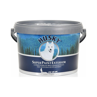 Краска фасадная HUSKY SUPER PAINT EXTERIOR 2,5 л