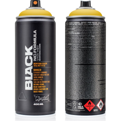 Краска MONTANA BLACK индийский, 0.4 л 1110 BLK на основе нитрокомбинации с высоким давлением
