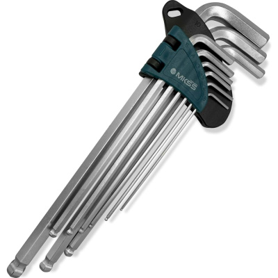 Набор удлиненных шестигранных ключей MKSS Toolbox с шаровым наконечником MKSS