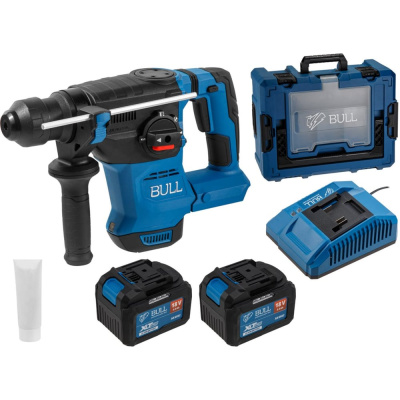 Бесщеточный аккумуляторный перфоратор BULL CBH 1826 Xcase XLTpro