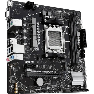Материнская плата ASUS PRIME A620M-K, AM5, A620, 2xDDR5, mATX