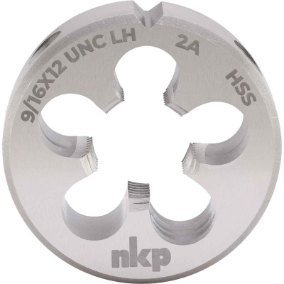 Плашка левая NKP UNC 9/16 -12 DINEN22568 HSS 38x14мм