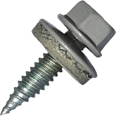 Винт HARDWEX ТМ HWX1-W-J-SP-4.8x20 мм., RAL 9006 (250 шт.)