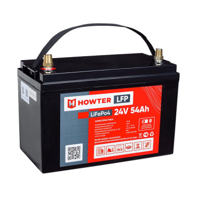 Аккумуляторная батарея Howter LiFePO4 24V 54 Ah