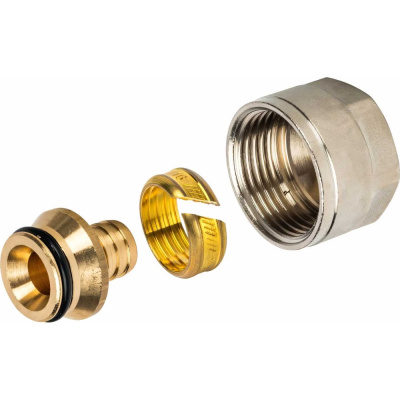 Компрессионный фитинг для труб PEX STOUT 16х2,2х3/4