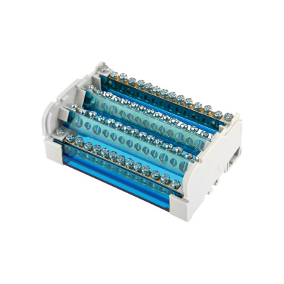Шина на DIN-рейку в корпусе кросс-модуль REXANT 4x15