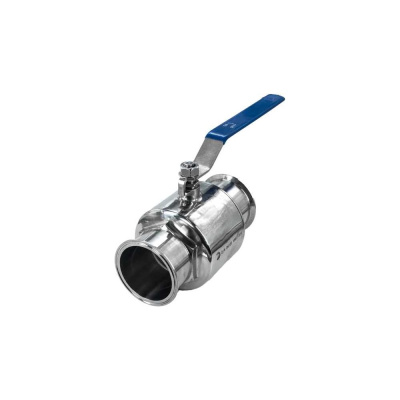 Кран шаровый NEWKEY Clamp DIN32676 нержавеющий, AISI304 DN15 (18мм), (CF8), PN8 NK-BCLP15/4