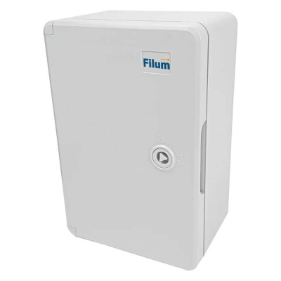 Корпус пластиковый ЩМПп FL-CP-302013-65 (ВхШхГ): 300х200х130 мм, УХЛ1, IP65, непрозрачная дверь Filum 00-01296682