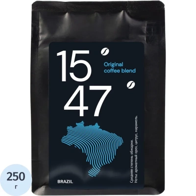 Кофе молотый Деловой Стандарт 15/47, 100% Арабика, 250г