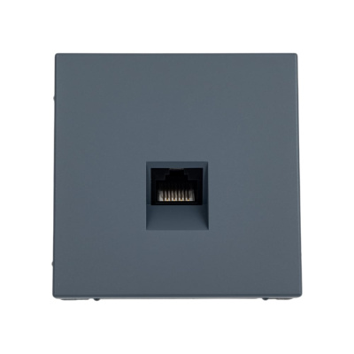 Розетка компьютерная Systeme Electric ArtGallery, RJ45, 5е, механизм, Грифель
