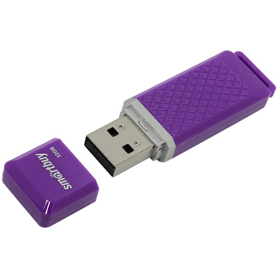 Память Smart Buy "Quartz" 8GB, USB 2.0 Flash Drive, фиолетовый