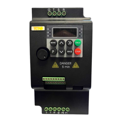 Частотный преобразователь K-DRIVE KD-100-2S-1, 5GB выходной ток 7 А, перегрузочная способность от 150 процентов (1