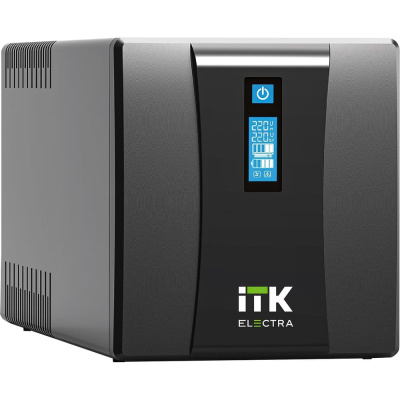 Источник бесперебойного питания ITK ELECTRA ET 1,2кВА/720Вт с АКБ 2x7AH USB