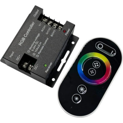 Контроллер truEnergy для светодиодной ленты RGB с сенсорным пультом 12V/24V 30A