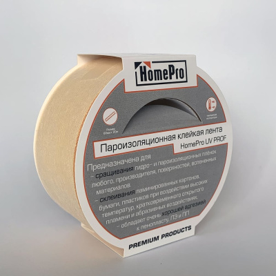 Полиакриловая клейкая лента HomePro UV PROF 20м