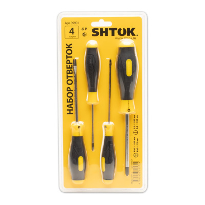 Набор отверток SHTOK 4 шт