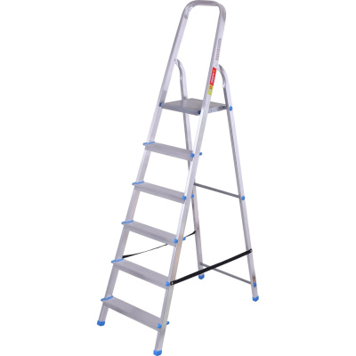 Алюминиевая стремянка LadderBel STR-AL-6 на 6 ступеней