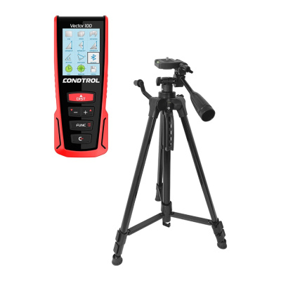 Комплект лазерный дальномер CONDTROL Vector 100 + штатив Н140