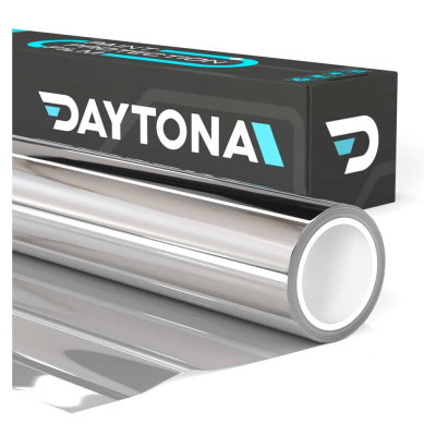 Солнцезащитная пленка серебряного цвета Daytona 35% на окна 3м х 0.75м. Архитектурная зеркальная самоклеющаяся