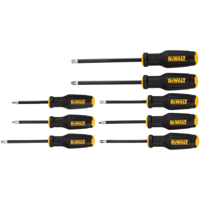 Набор отверток Dewalt TOUGHSERIES, PH/PZ/SL, 8 шт.