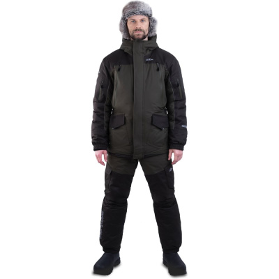 Костюм для рыбалки GRAYLING Скат V2 зимний -45, хаки_р-р 48-50 рост 182-188