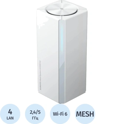 Wi-Fi mesh система Xiaomi Mesh System AX3000 NE (DVB4465GL) 1 шт